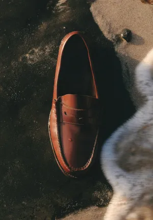 100% LEATHER LOAFERS