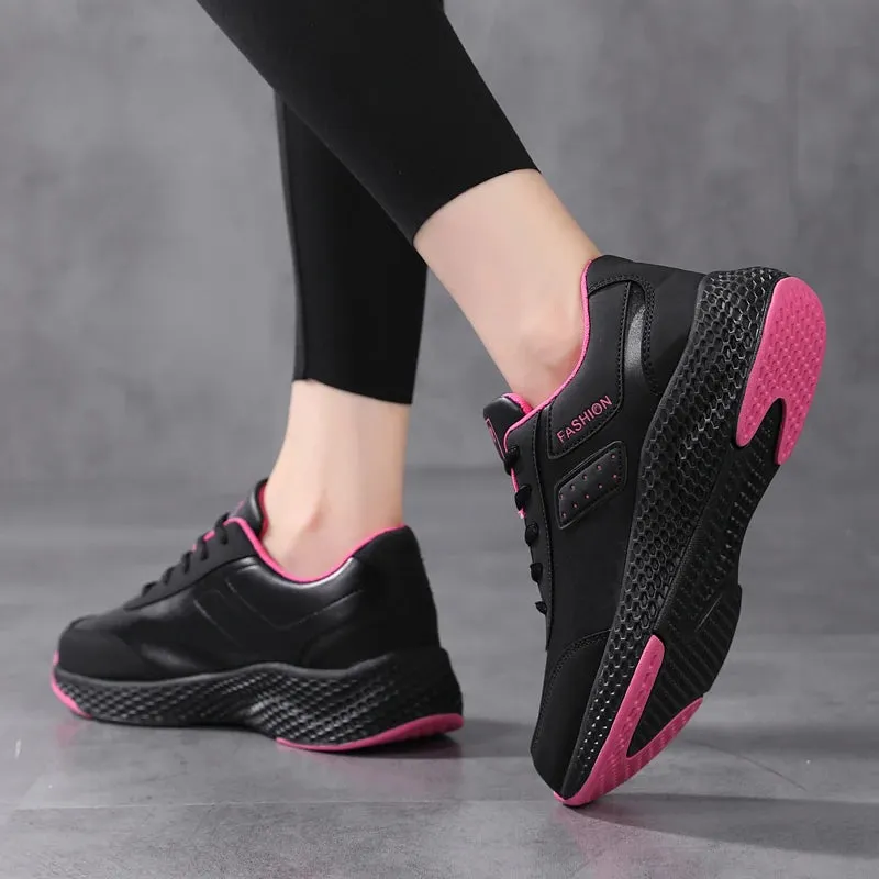 2024 Women's Lightweight Anti-Slip Leather Sneakers
