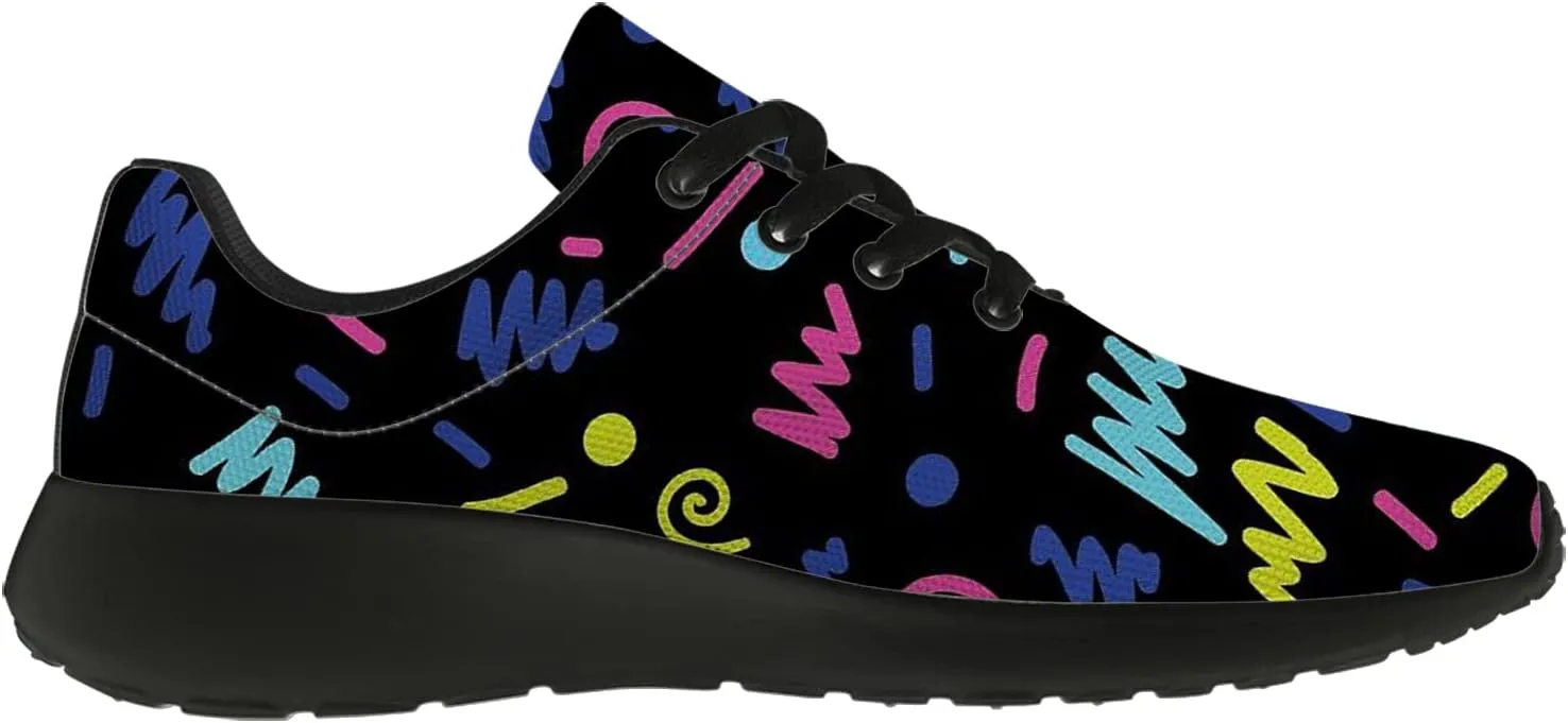 80s 90s Shoes Womens Mens Running Shoes Ultra Lightweight Athletic Sneakers Tennis Walking Shoes Gifts for Her,Him