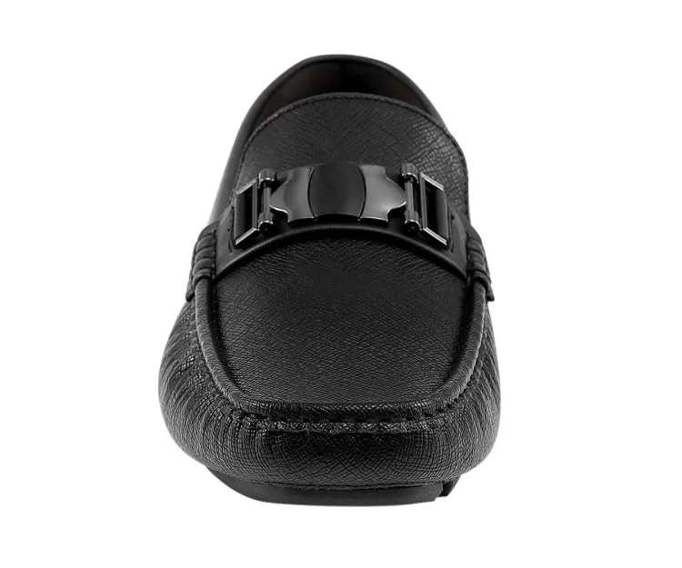 Adonis Black Driving Loafers