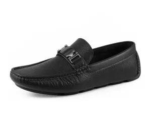 Adonis Black Driving Loafers