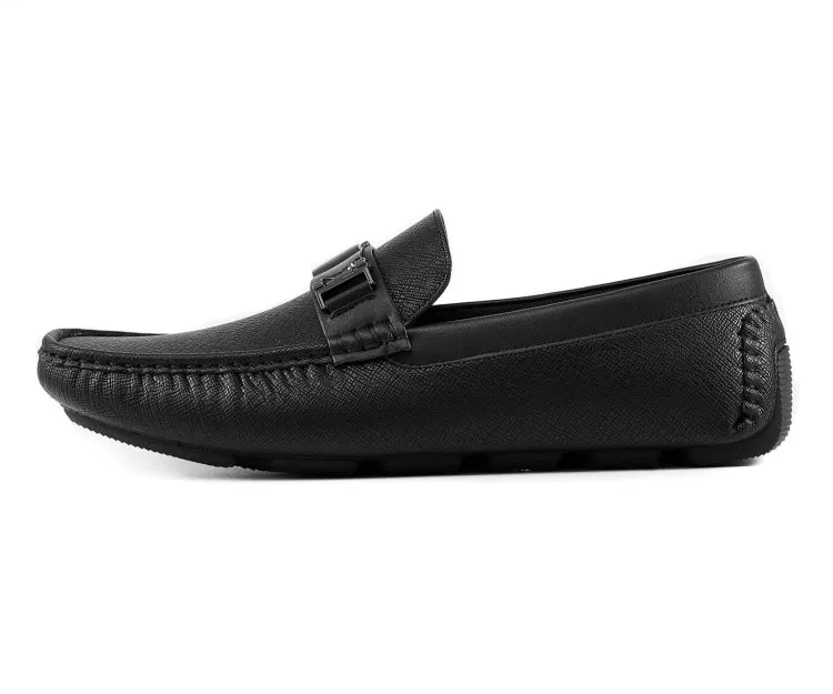 Adonis Black Driving Loafers