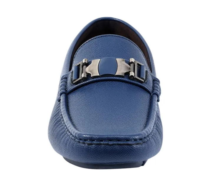 Adonis Navy Driving Loafers