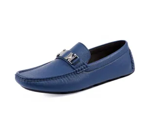 Adonis Navy Driving Loafers