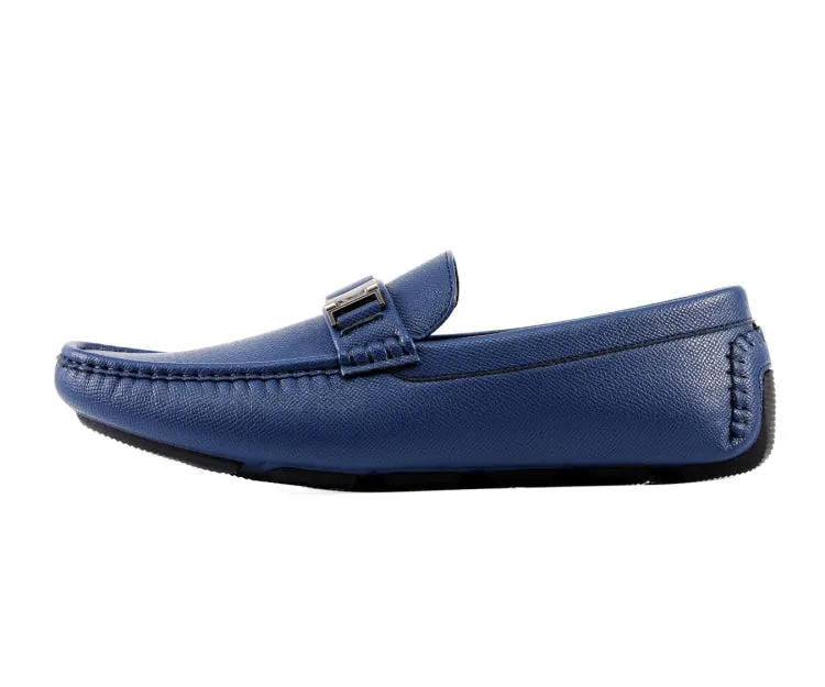 Adonis Navy Driving Loafers