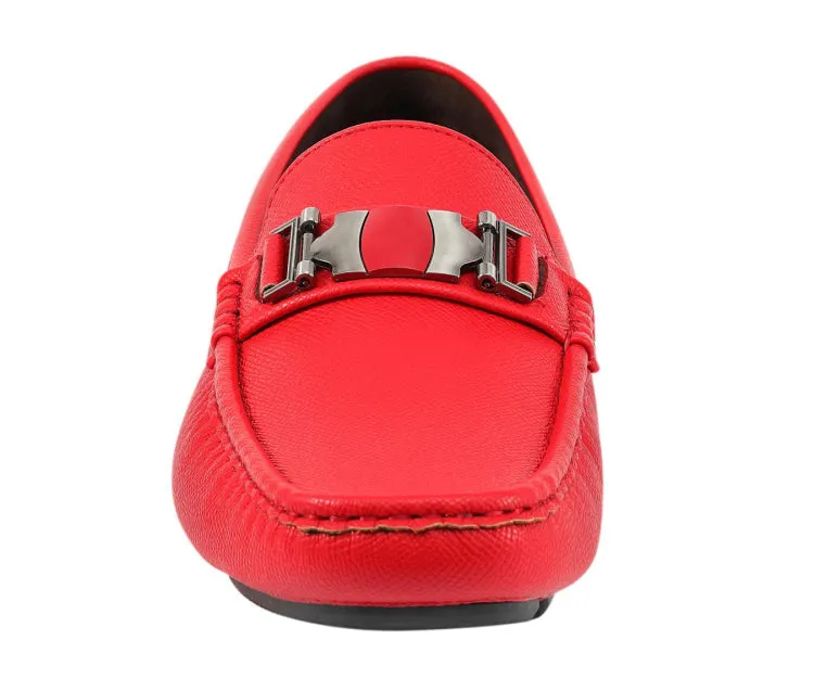 Adonis Red Driving Loafers