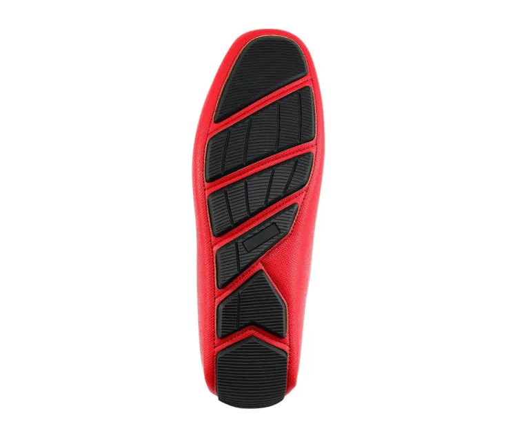 Adonis Red Driving Loafers