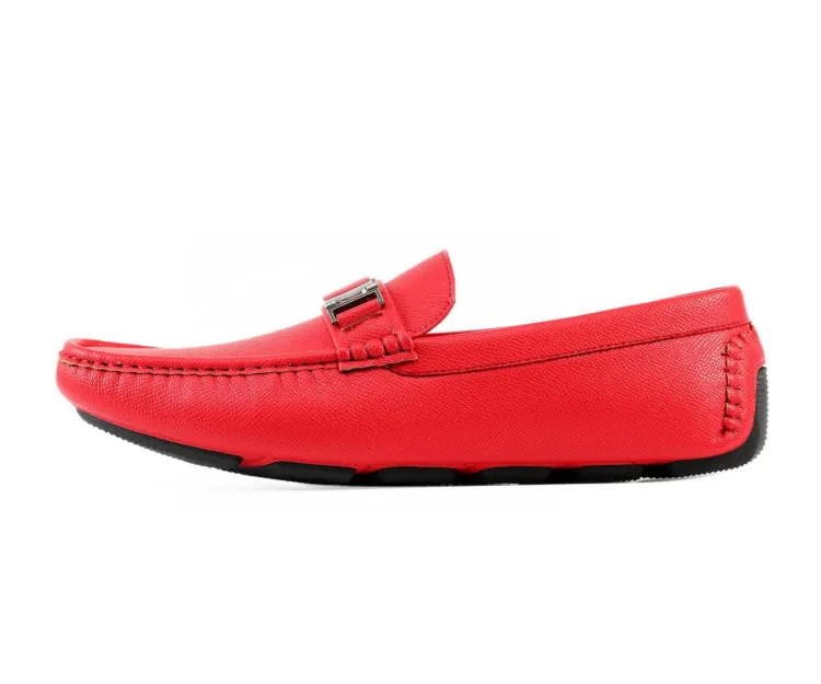 Adonis Red Driving Loafers