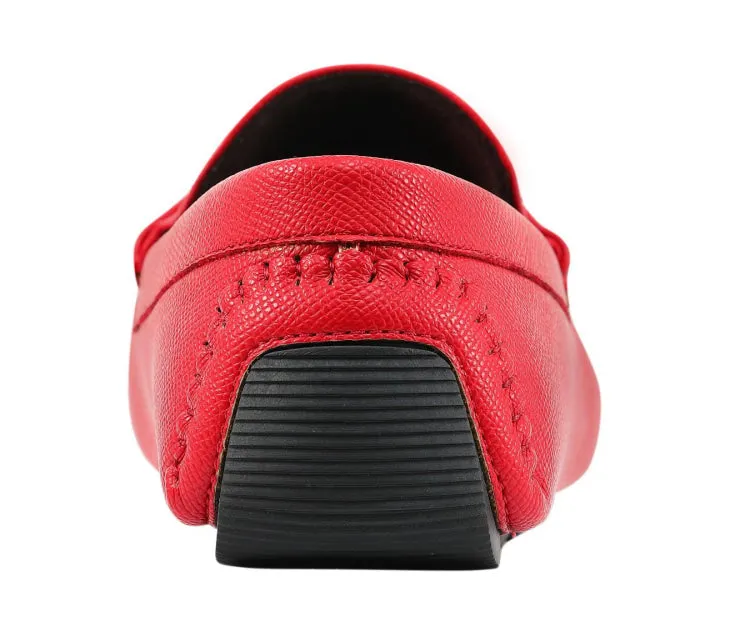 Adonis Red Driving Loafers