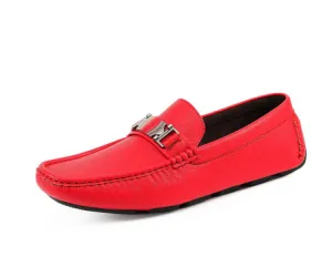 Adonis Red Driving Loafers