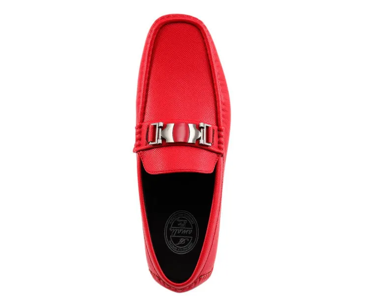Adonis Red Driving Loafers
