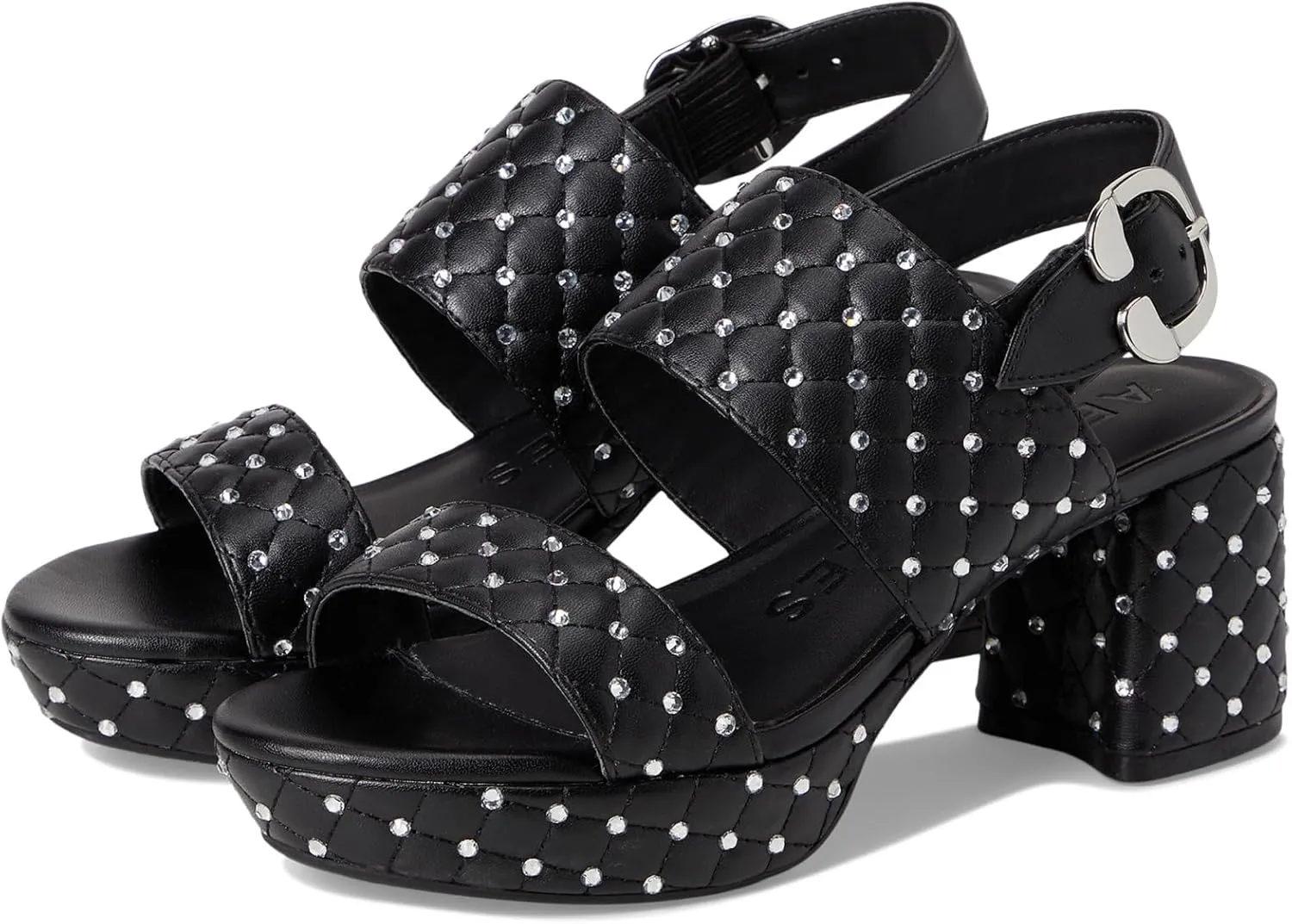 Aerosoles Women's Camera Crystal Heeled Sandal