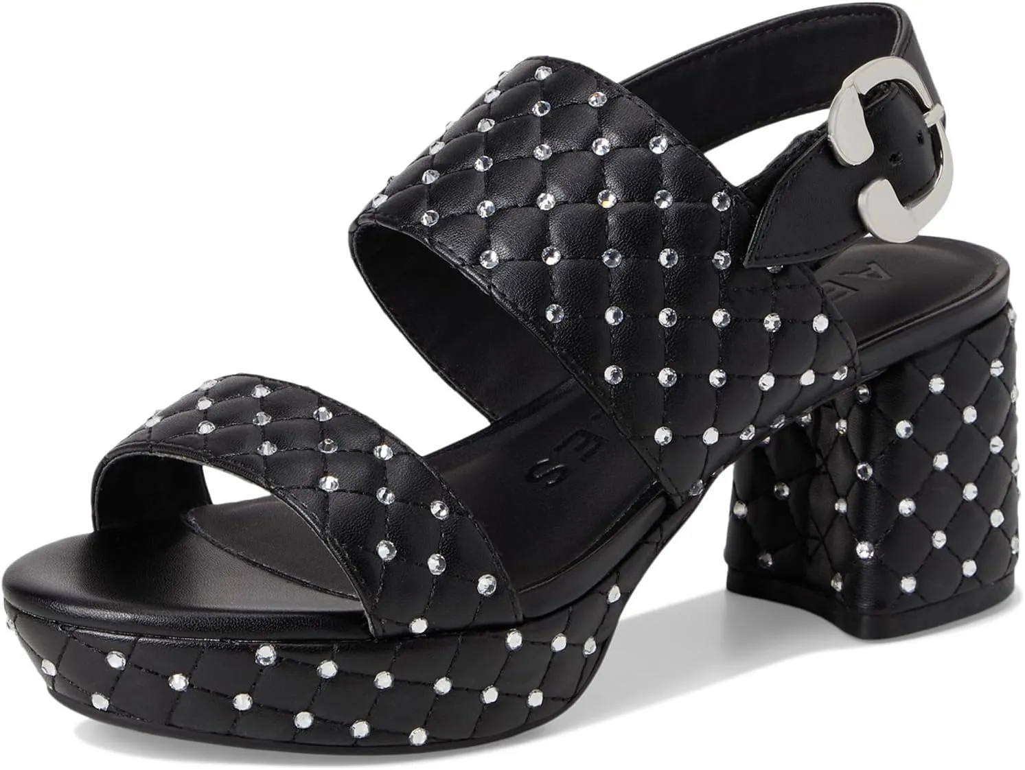 Aerosoles Women's Camera Crystal Heeled Sandal