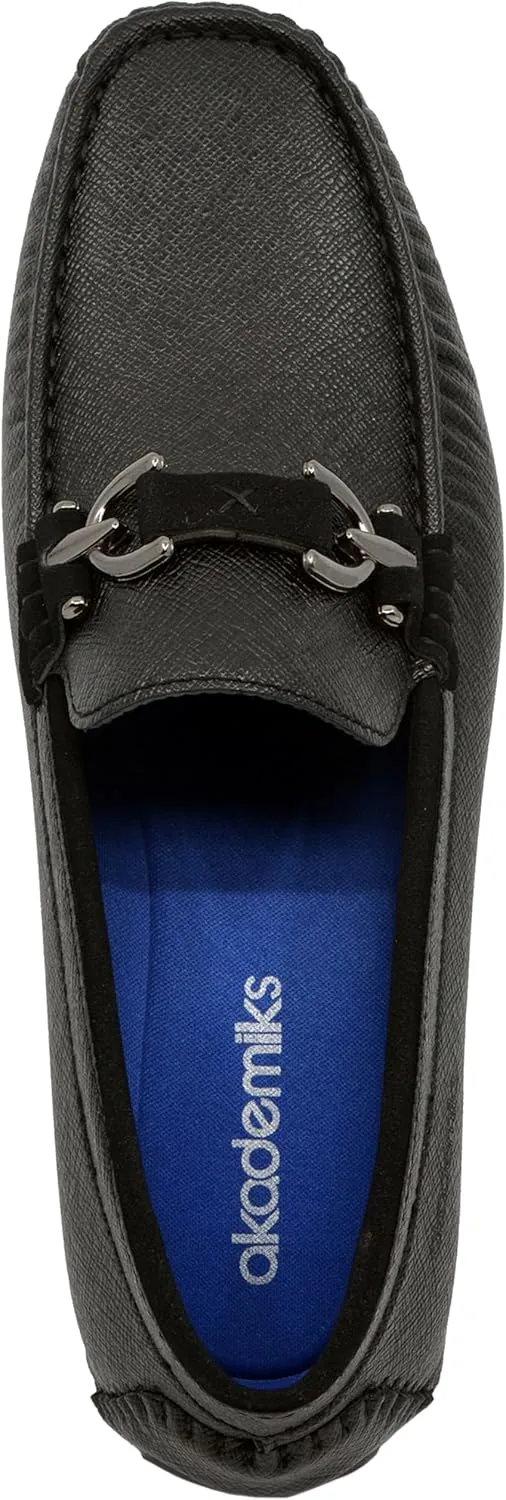 AKADEMIKS Mens Dover Slip-ON Driving Shoes