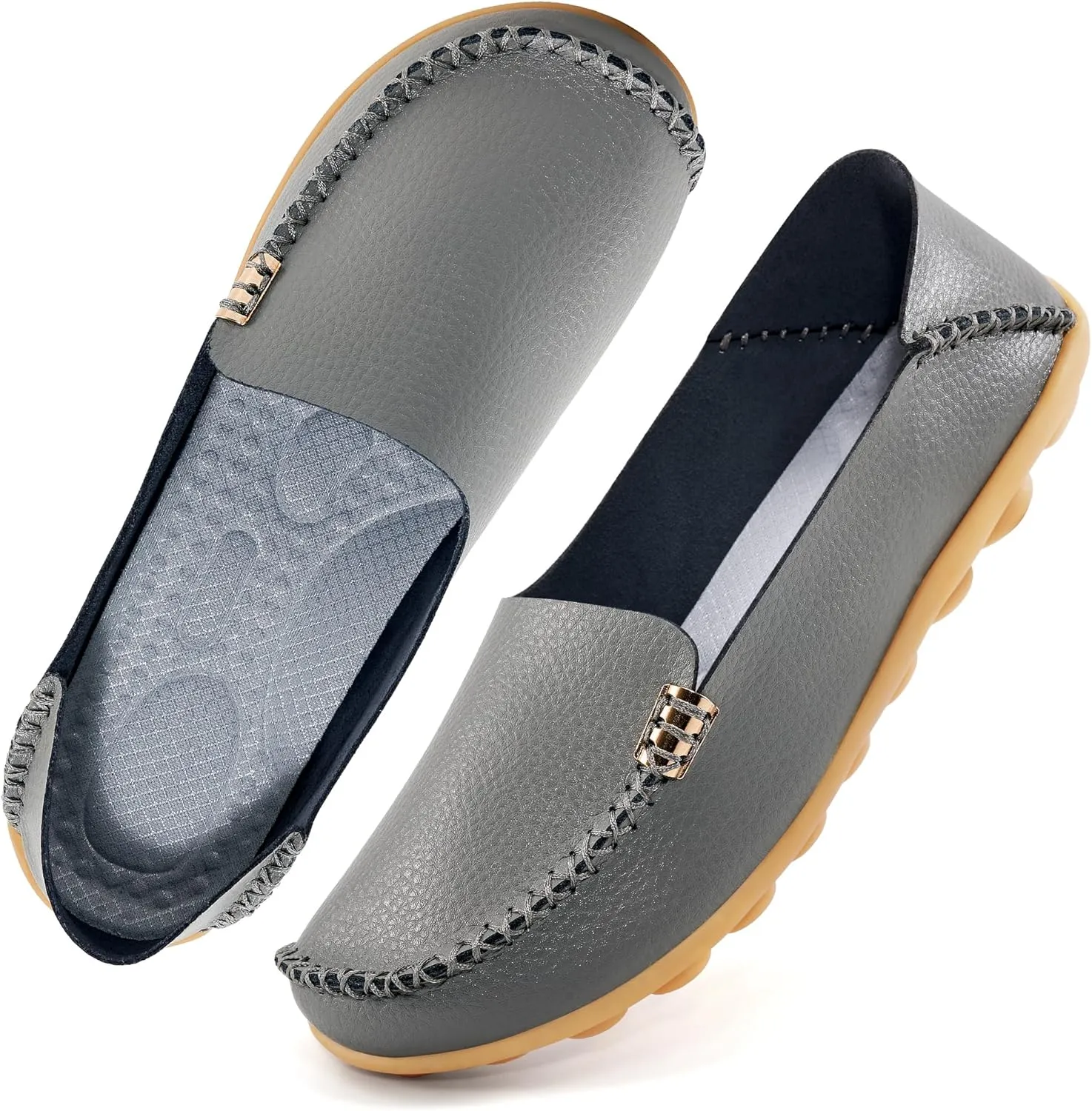 Alicegana Loafers for Women Shoes Casual: Slip on Flat Shoes Ladies Comfortable Dressy Moccasins Driving Penny Loafers