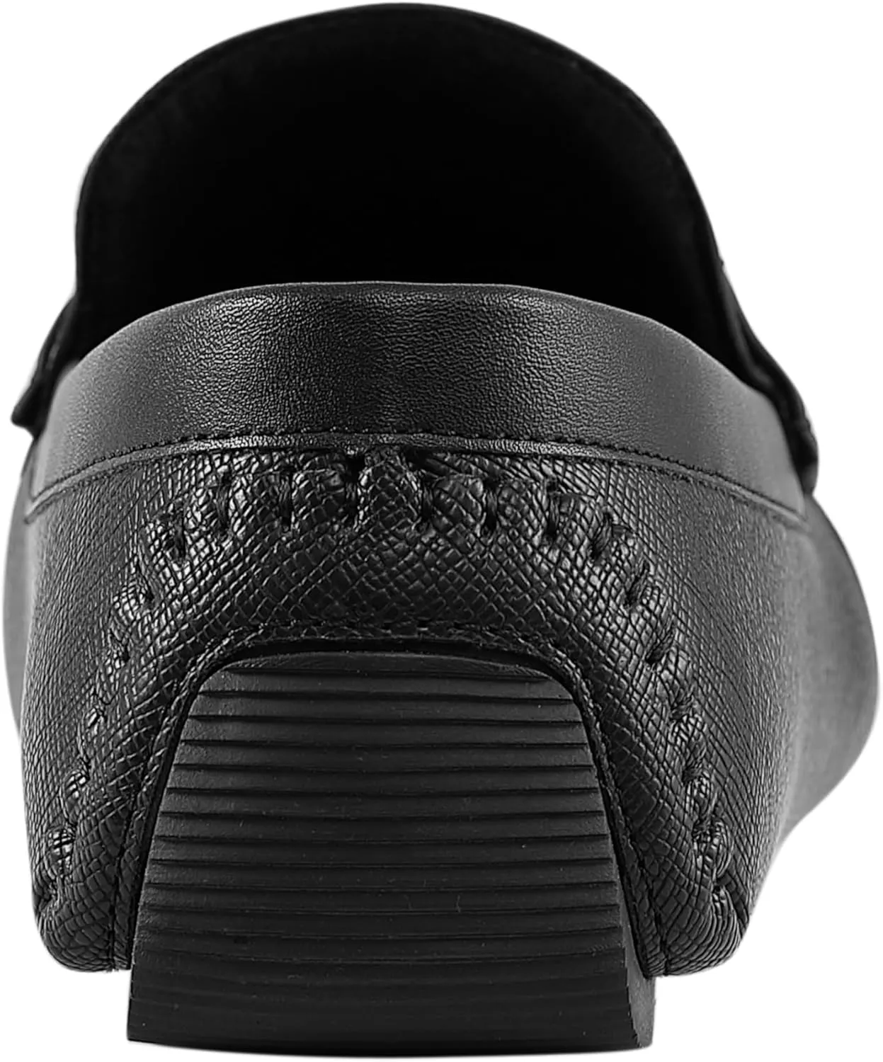 Amali Driving Moccasins, Faux Leather with Enamel Horse-Bit Ornament & Soft Lining, Comfortable & Stylish Mens Dress Loafers for Everyday Wear