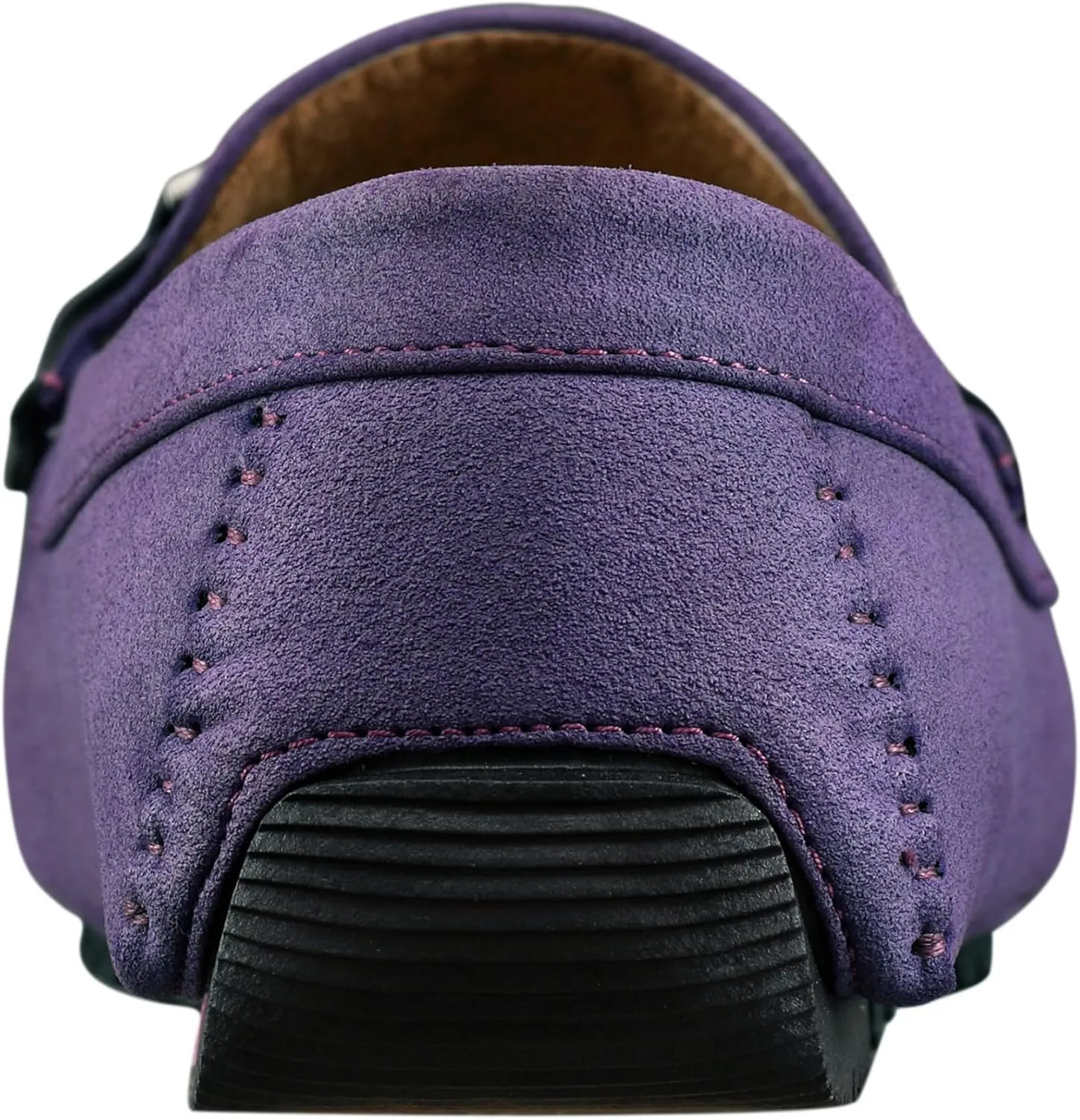Amali Driving Moccasins, Faux Leather with Enamel Horse-Bit Ornament & Soft Lining, Comfortable & Stylish Mens Dress Loafers for Everyday Wear