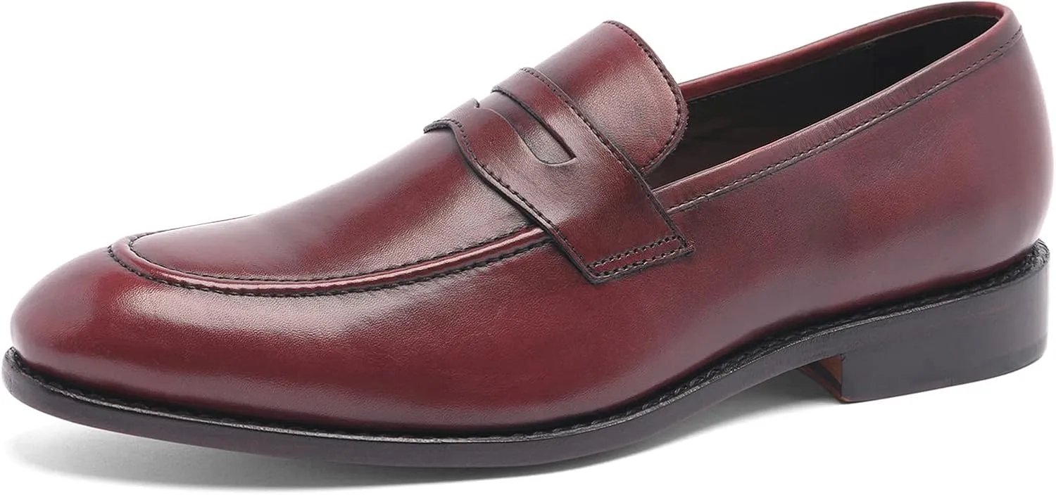 Anthony Veer Gerry Penny Loafers for Men | Goodyear Welt Construction | Ortholite® Footbed | Recraftable Leather Outsole