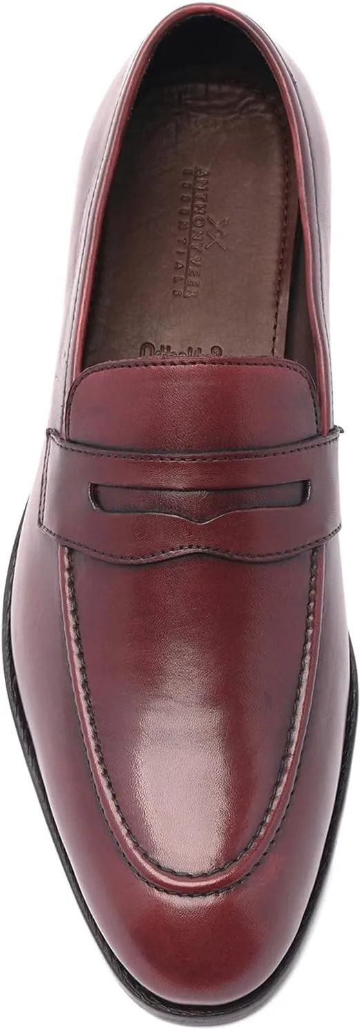 Anthony Veer Gerry Penny Loafers for Men | Goodyear Welt Construction | Ortholite® Footbed | Recraftable Leather Outsole
