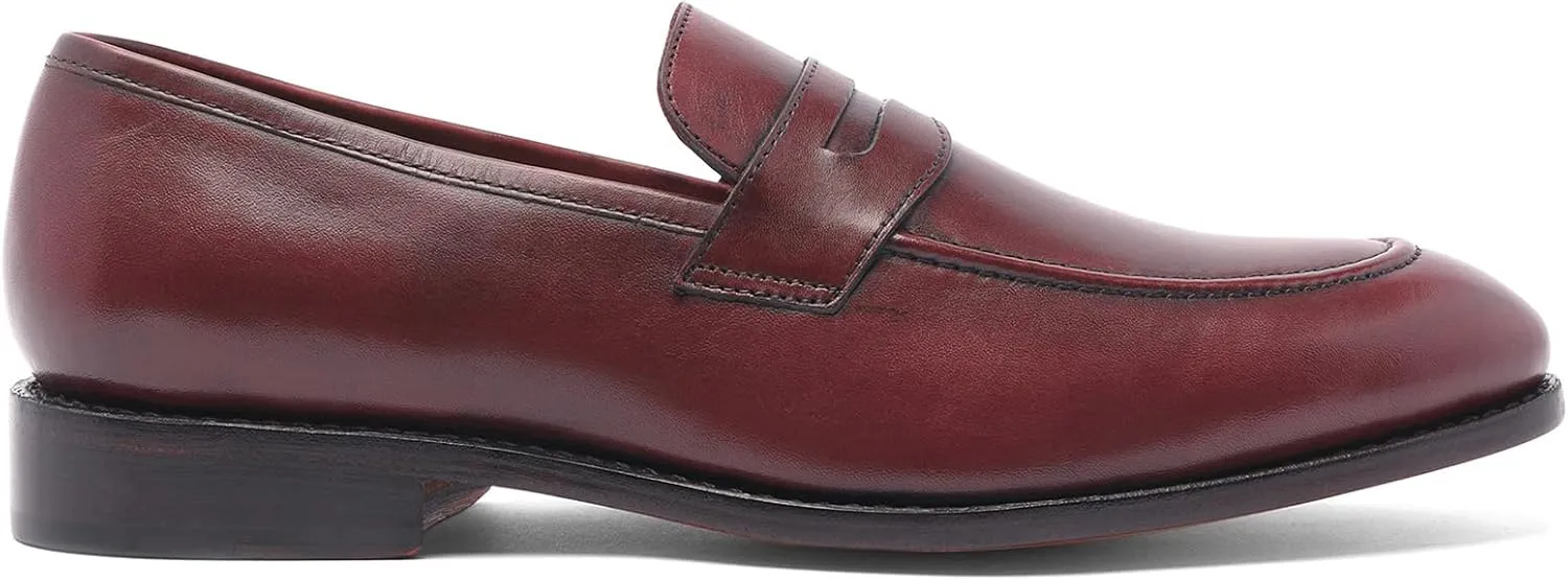 Anthony Veer Gerry Penny Loafers for Men | Goodyear Welt Construction | Ortholite® Footbed | Recraftable Leather Outsole