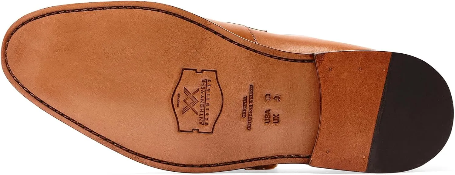 Anthony Veer Gerry Penny Loafers for Men | Goodyear Welt Construction | Ortholite® Footbed | Recraftable Leather Outsole