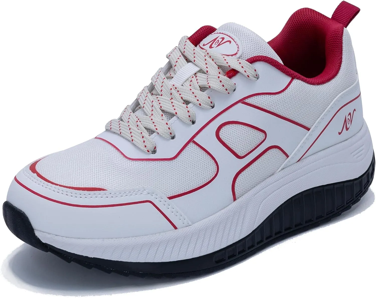 AOV Womens Walking Shoes with Arch Support Plantar Fasciitis Sneakers Gym Tennis for Foot and Heel Pain Relief