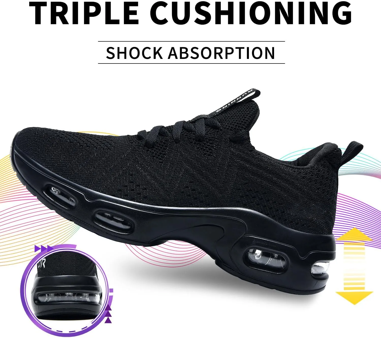 AUPERF Womens Tennis Shoes Athletic Running Walking Shoe Lightweight Fashion Sneakers for Workout Gym Sports Jogging Size 5.5-11