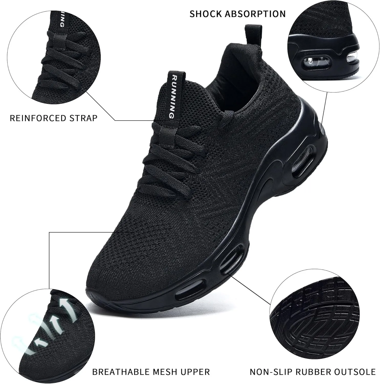 AUPERF Womens Tennis Shoes Athletic Running Walking Shoe Lightweight Fashion Sneakers for Workout Gym Sports Jogging Size 5.5-11