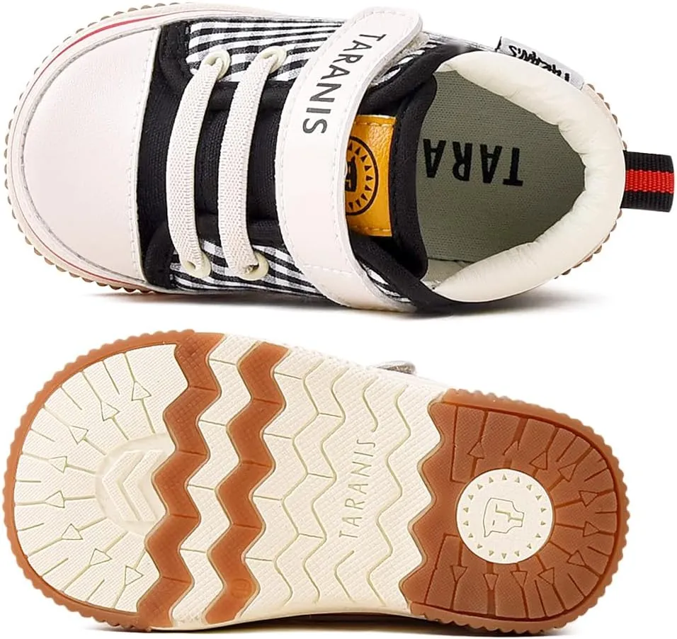 Baby and Toddler Boys & Girls Sneakers Lightweight Breathable Strap Athletic Running Squeak Shoes