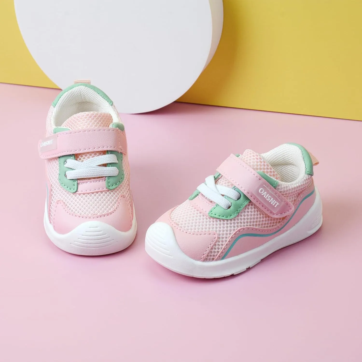 Baby Shoes Boys Girls Toddler Sneakers Lightweight Non Slip Infant First Walking Shoes Trainers 6 12 18 24 Months