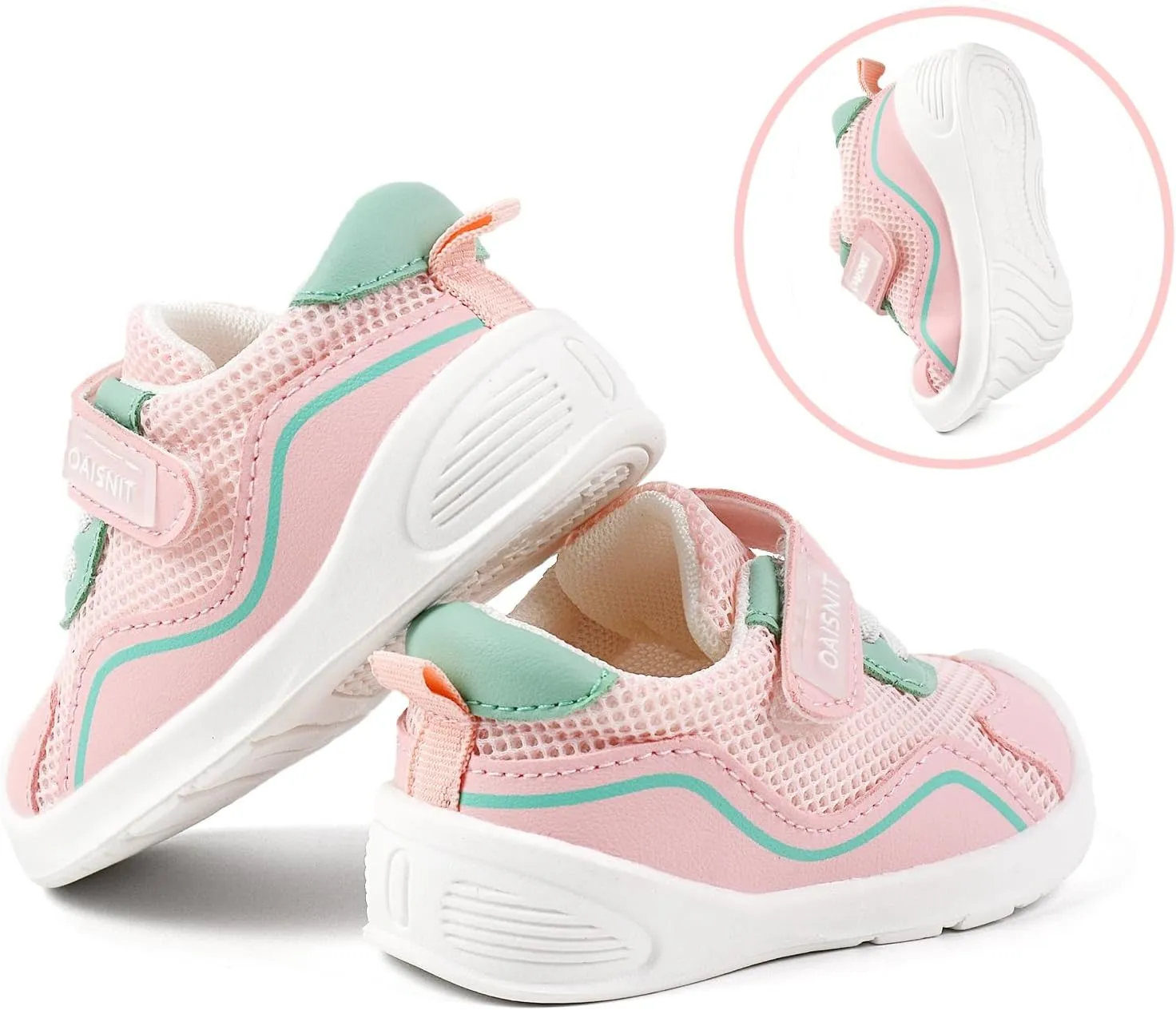 Baby Shoes Boys Girls Toddler Sneakers Lightweight Non Slip Infant First Walking Shoes Trainers 6 12 18 24 Months