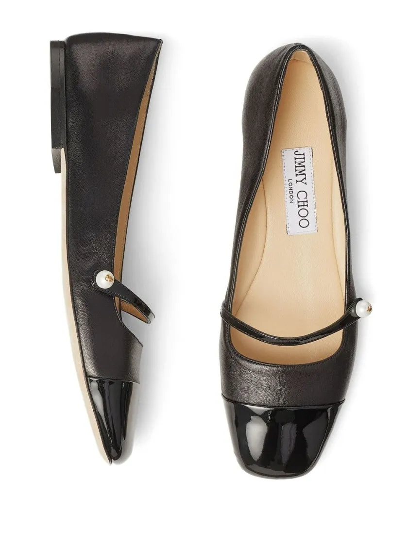 Ballerina Flat Shoes With Patent