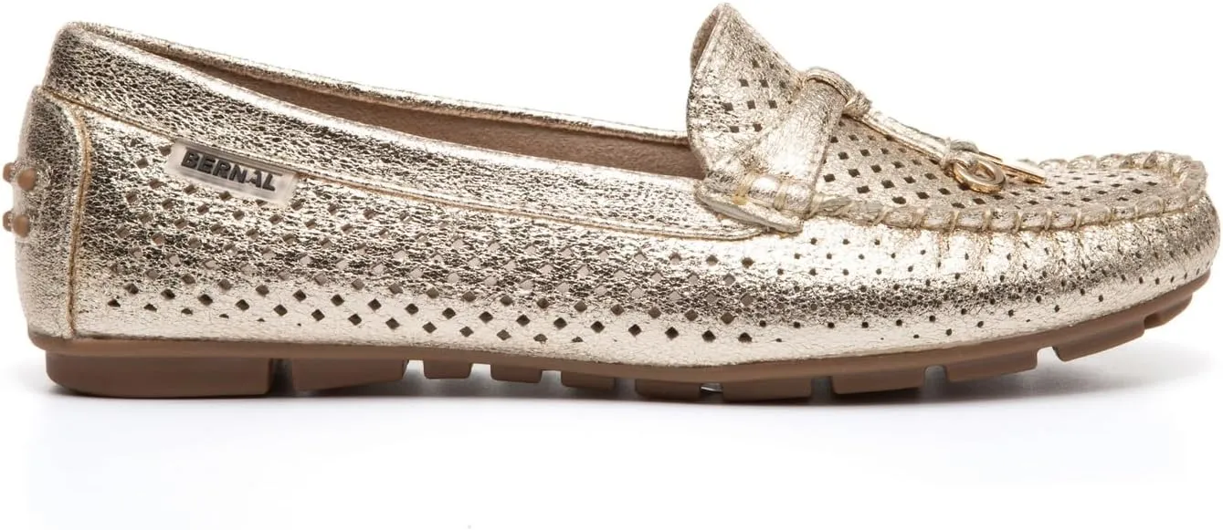 Bernal Loafers for Women with Buckle Comfortable Lightweight Penny Loafers Business Casual Loafers Slip On Flat Work Shoes Non Slip Walking Shoes