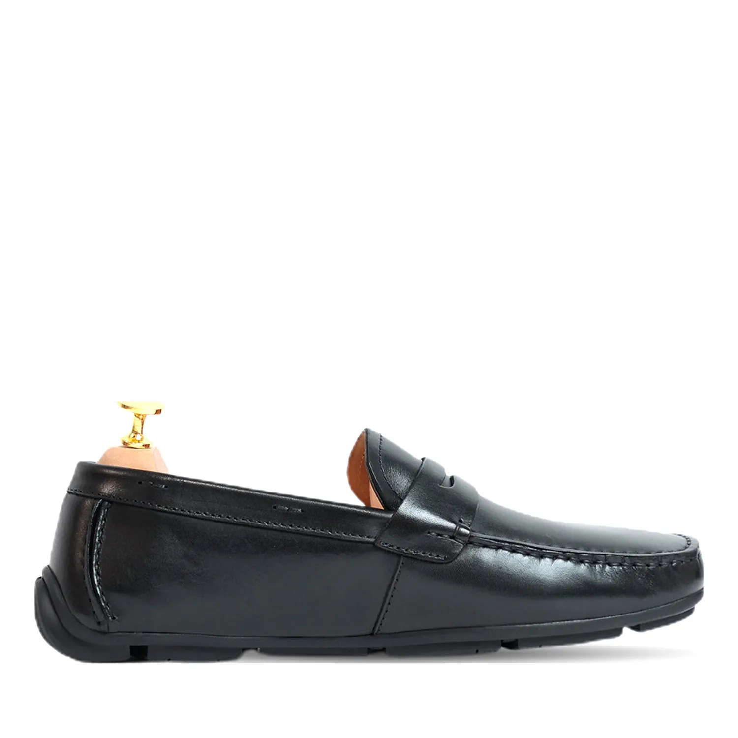 Black Driving Moccasins