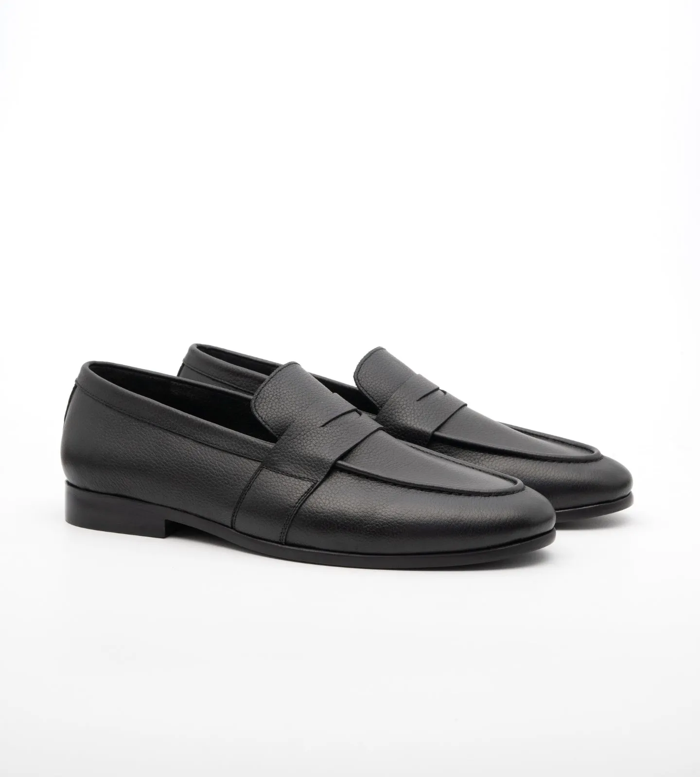 Blake Stitched  Unlined Milled Leather Penny Loafer