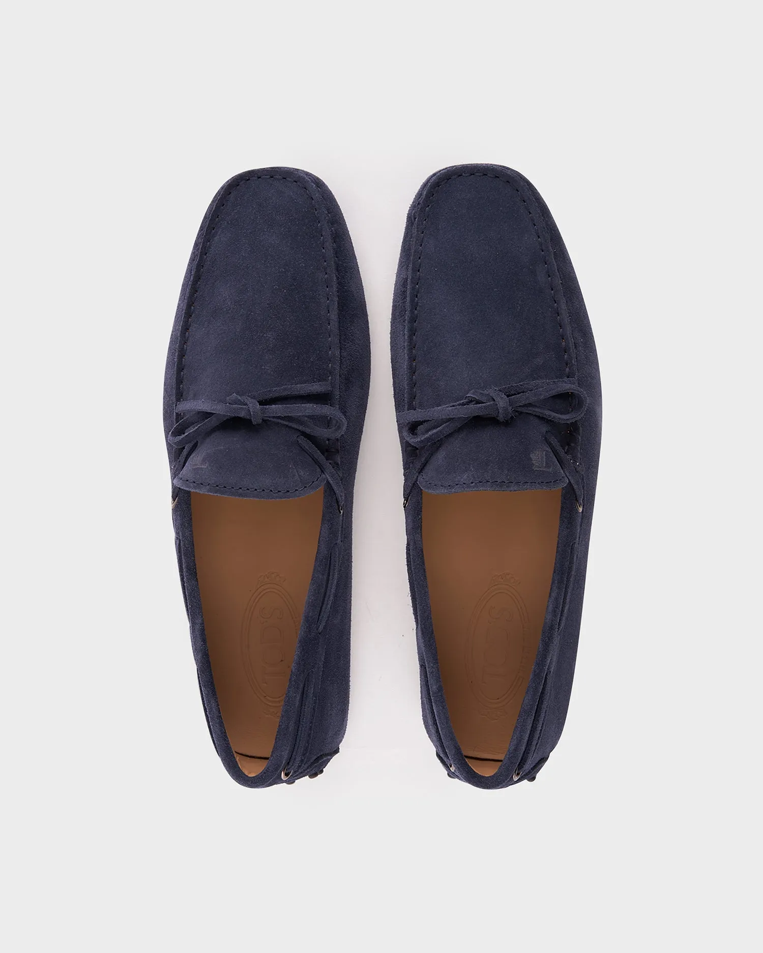 Blue Suede Gommini Driving Shoes