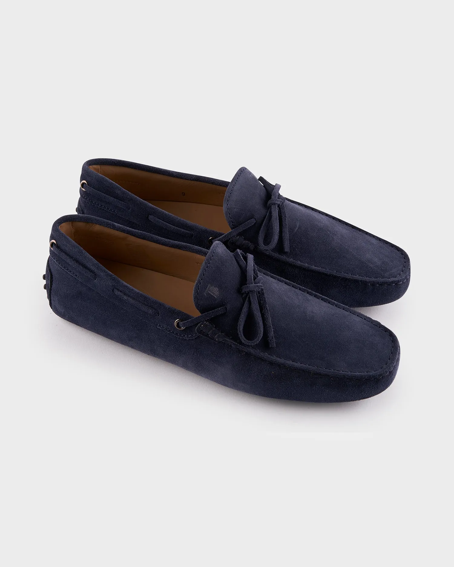 Blue Suede Gommini Driving Shoes