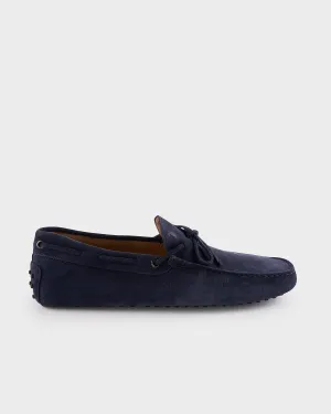 Blue Suede Gommini Driving Shoes