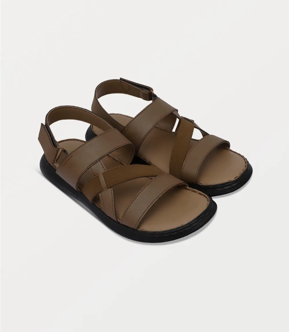 BM6940-BROWN-Men Sandal
