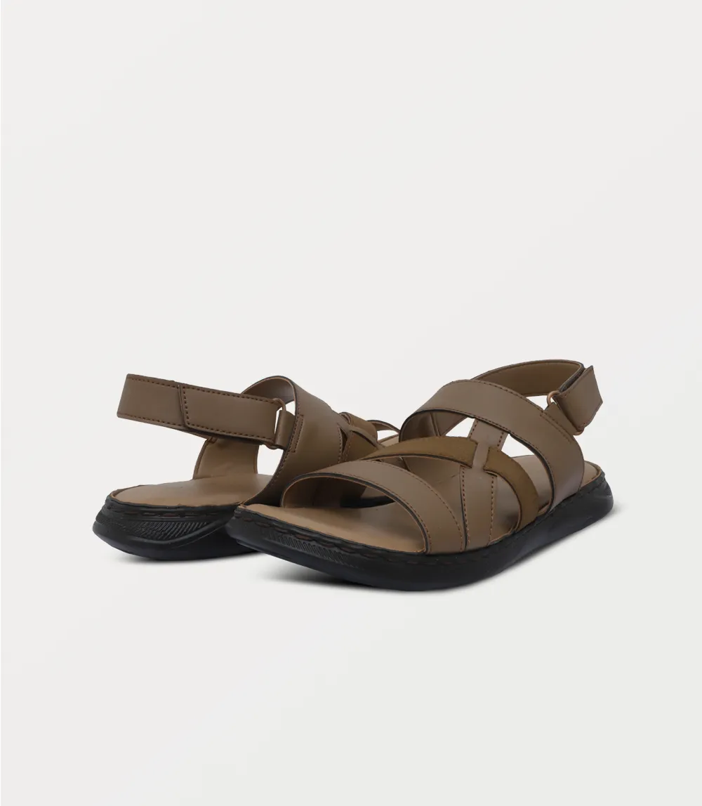 BM6940-BROWN-Men Sandal