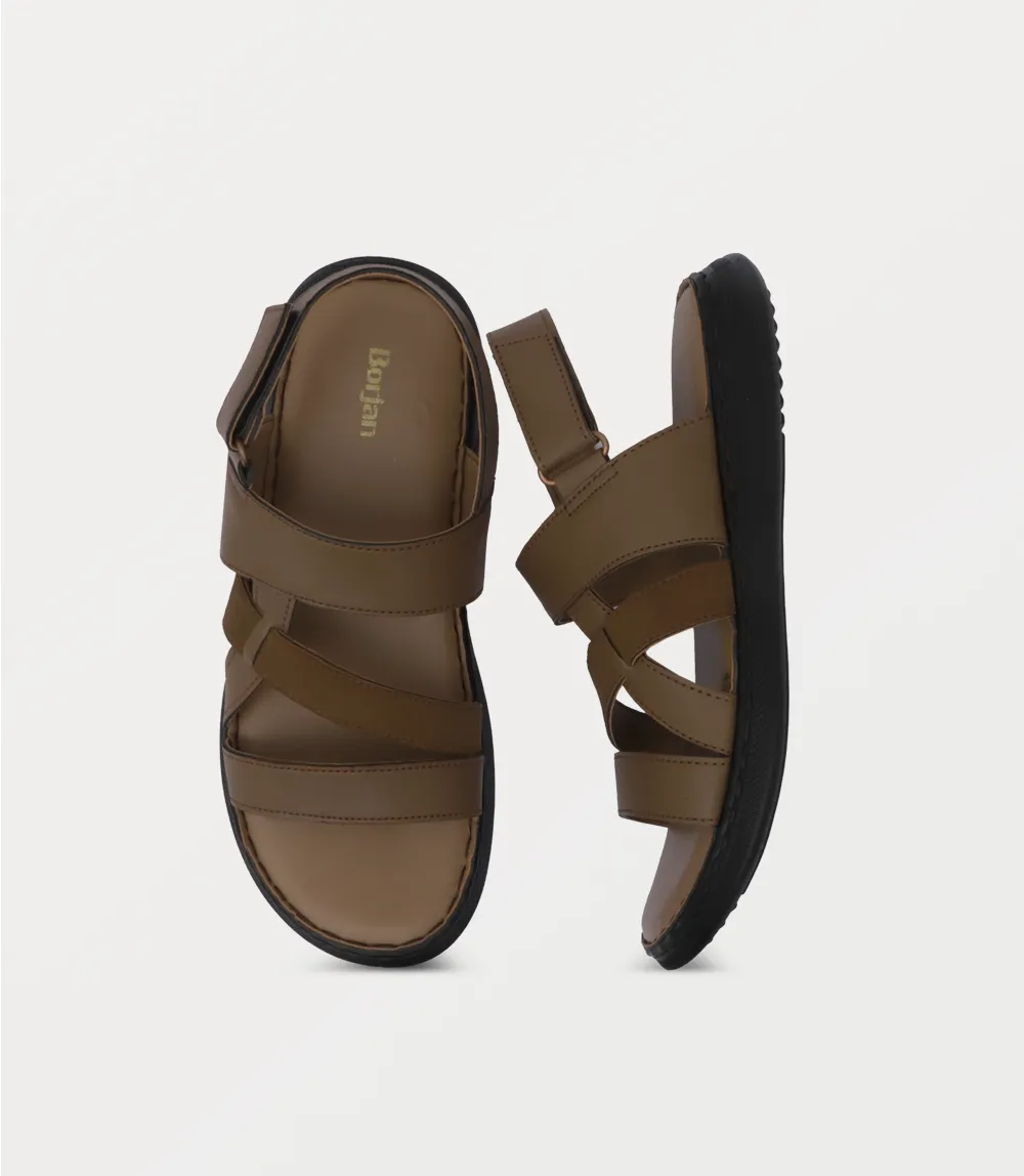 BM6940-BROWN-Men Sandal