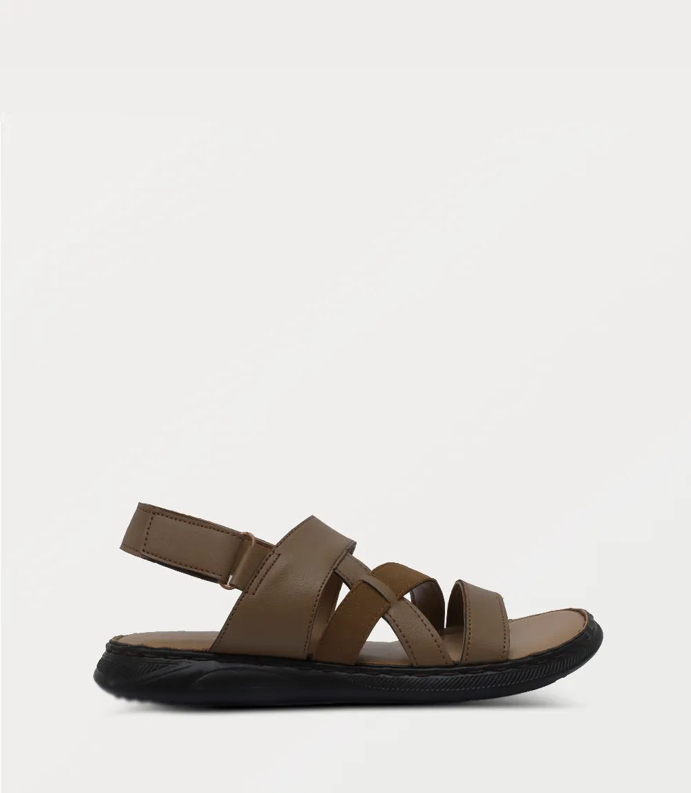 BM6940-BROWN-Men Sandal