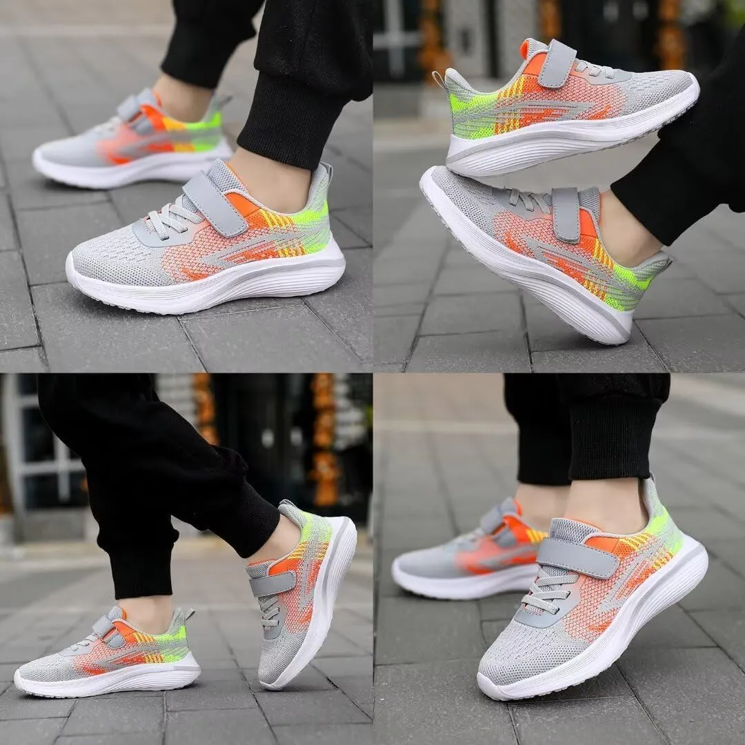 Boys Girls Kids Sneakers Lightweight Athletic Running Walking Tennis Shoes