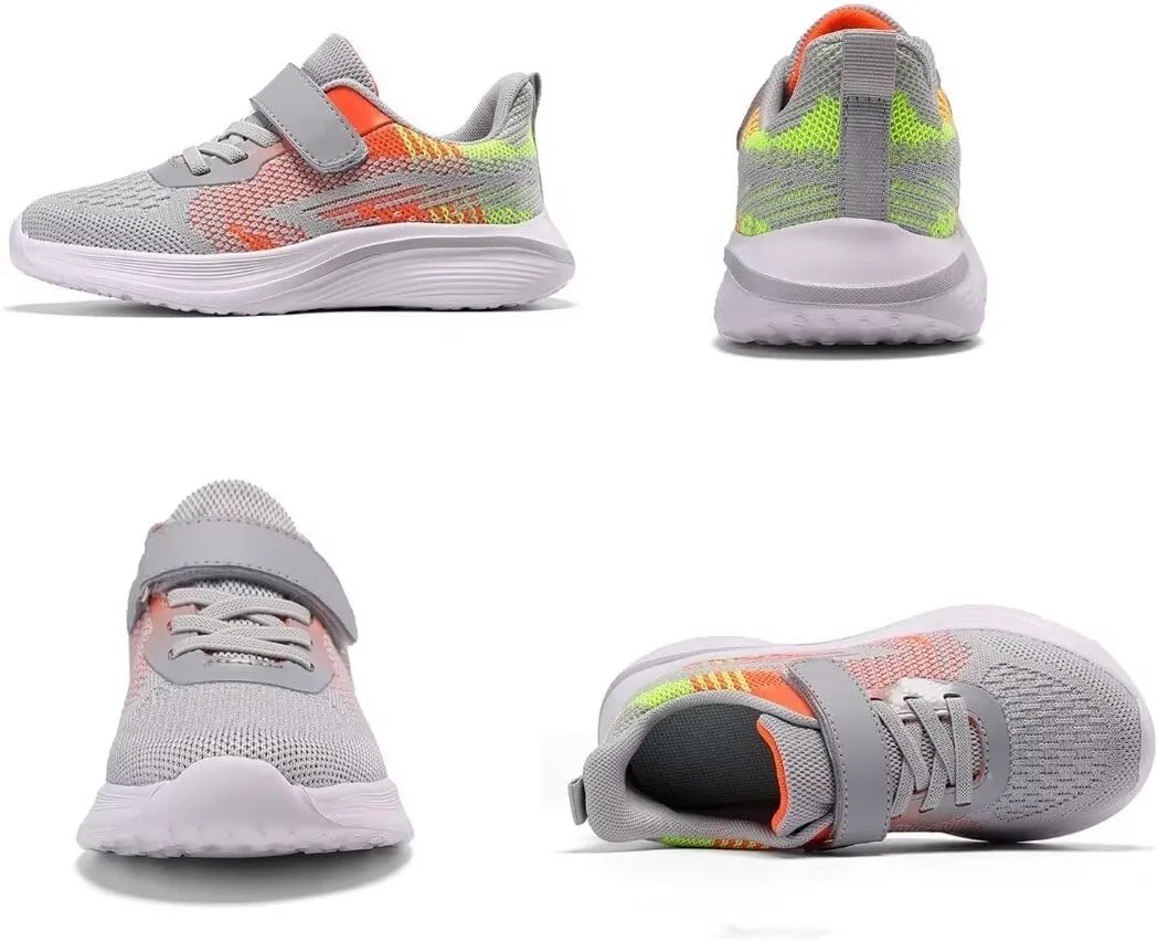 Boys Girls Kids Sneakers Lightweight Athletic Running Walking Tennis Shoes