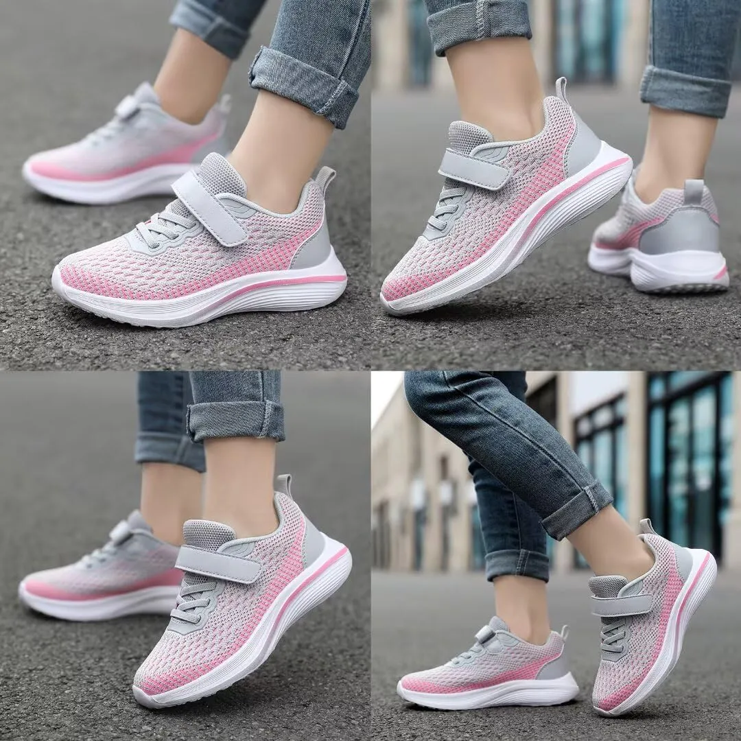 Boys Girls Kids Sneakers Lightweight Athletic Running Walking Tennis Shoes