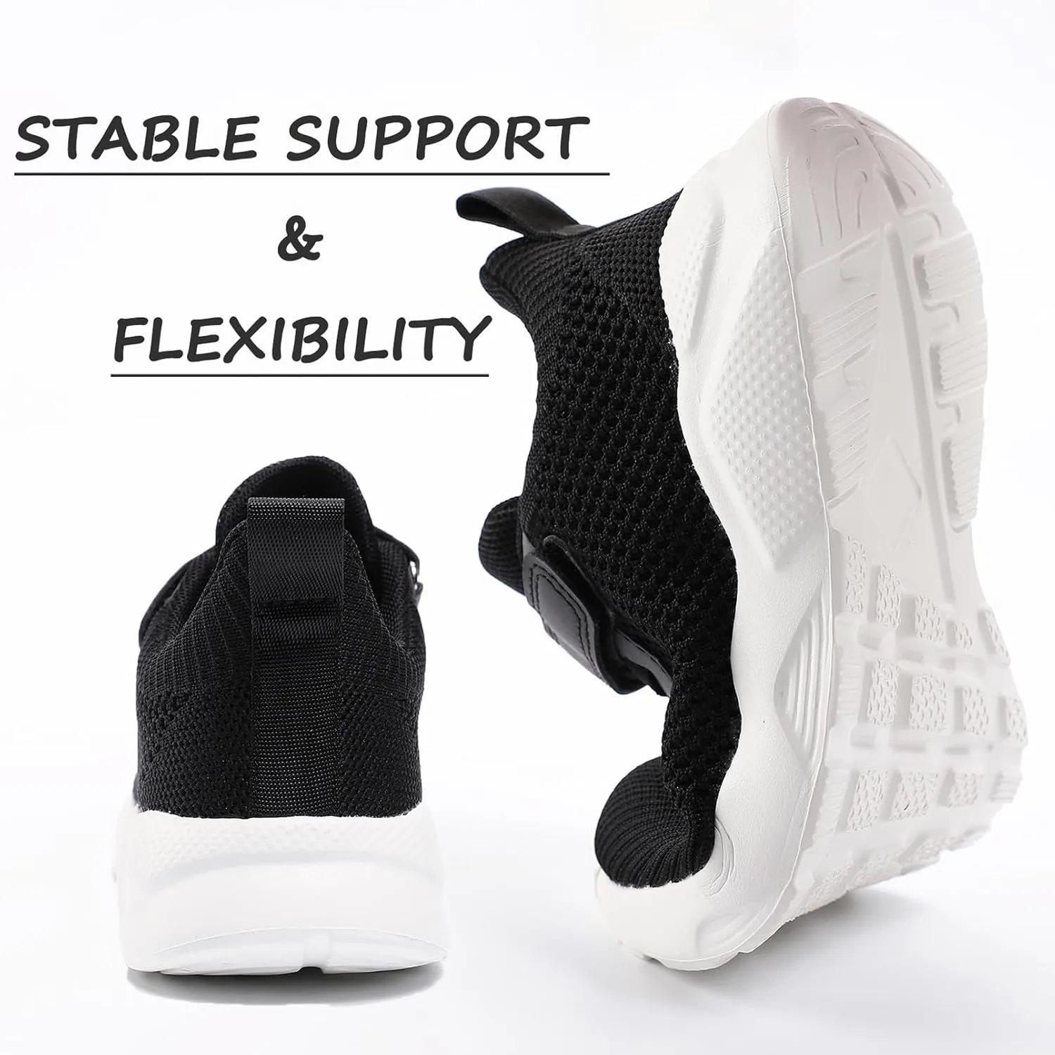 Boys Girls Tennis Shoes Kids Lightweight Breathable Sneakers Running Athletic Shoes Mesh Trainers Casual Walking Sport Footwear for Toddler/Little Kid/Big Kid