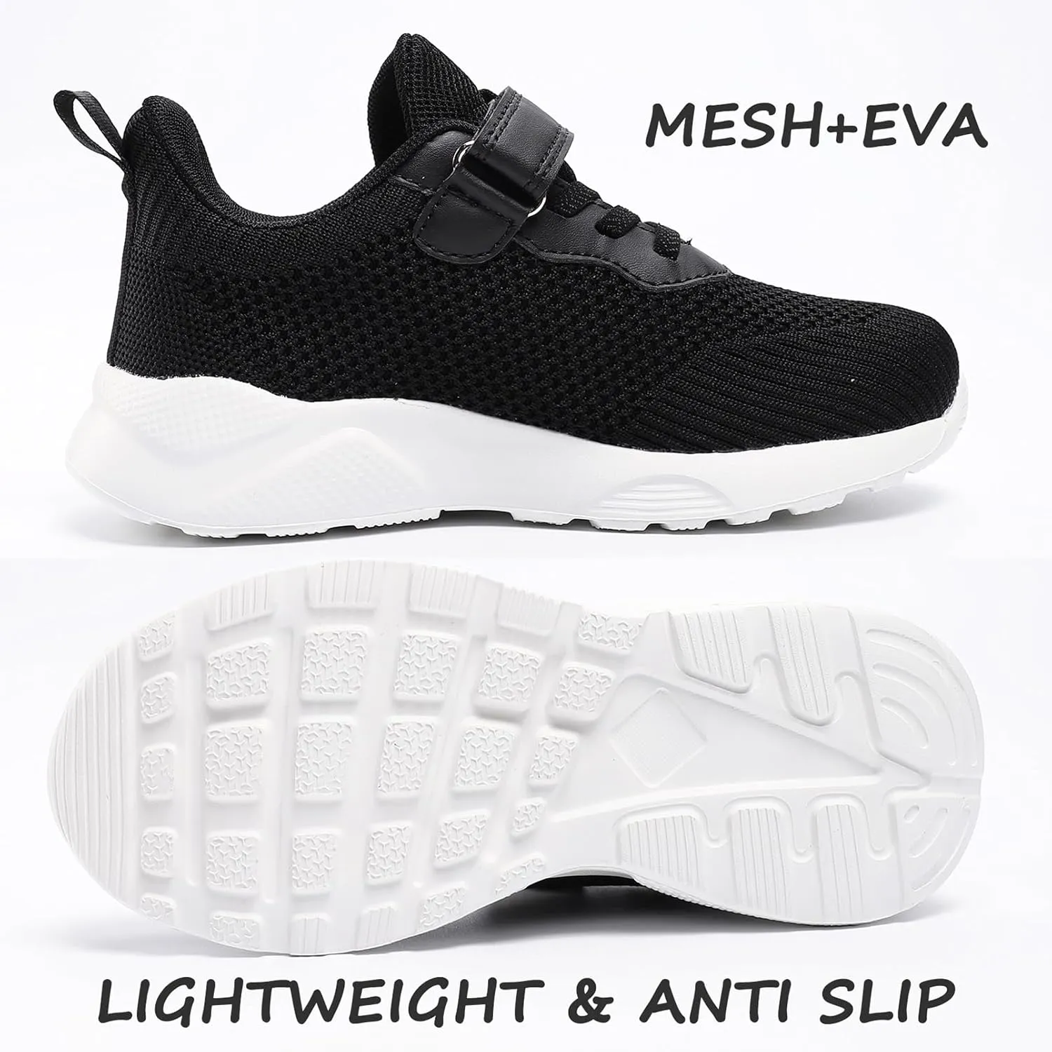 Boys Girls Tennis Shoes Kids Lightweight Breathable Sneakers Running Athletic Shoes Mesh Trainers Casual Walking Sport Footwear for Toddler/Little Kid/Big Kid