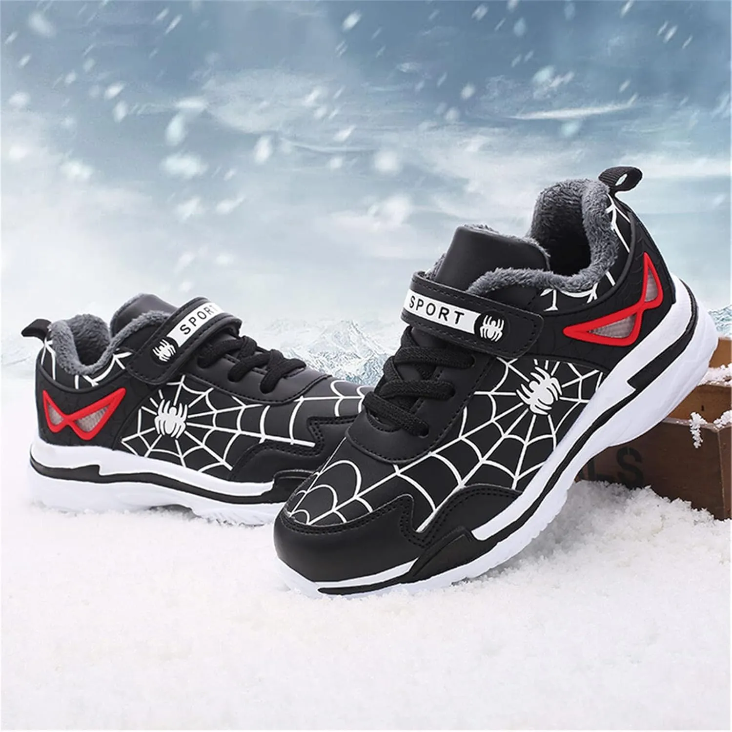 Boys Lightweight Sneakers Leather Kids Toddler Girls Tennis Running Shoes