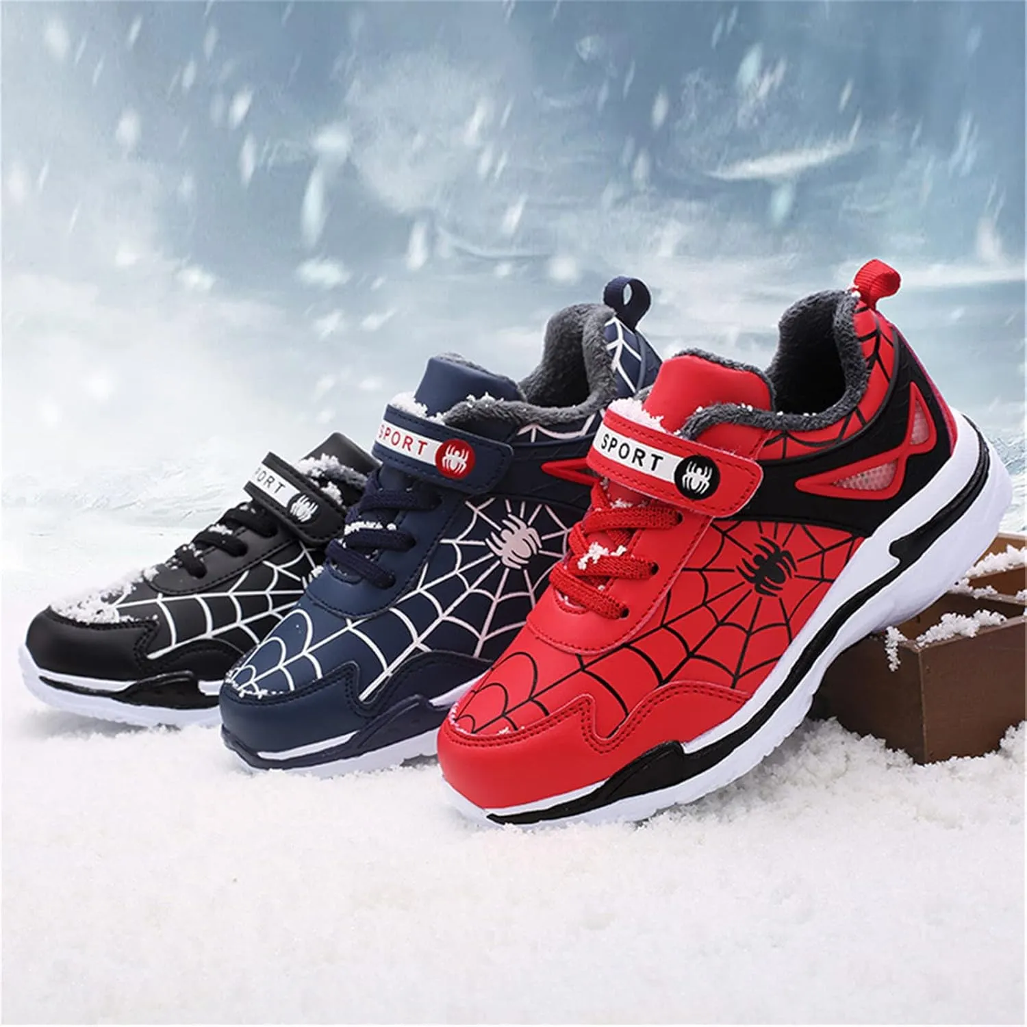 Boys Lightweight Sneakers Leather Kids Toddler Girls Tennis Running Shoes