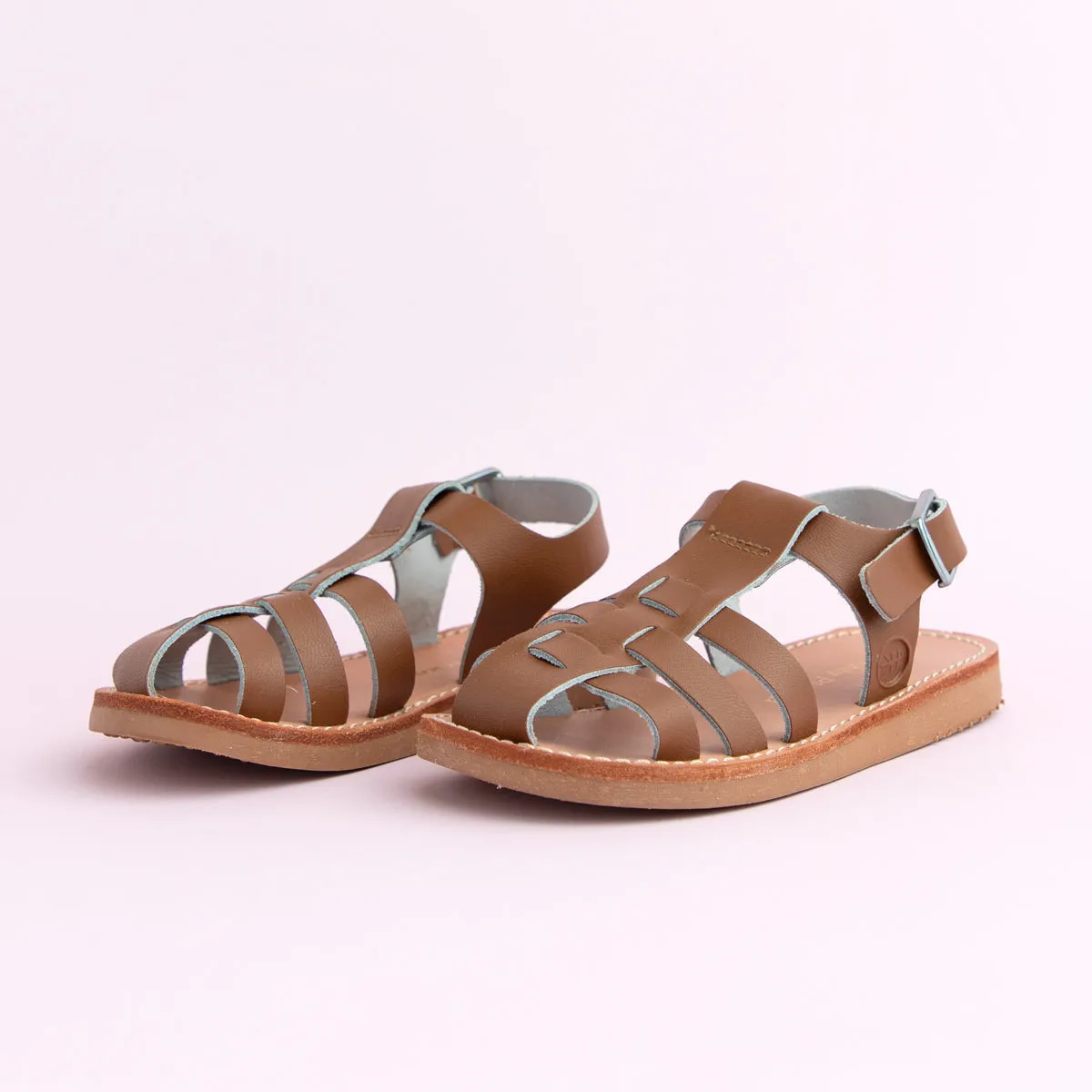 Boy's Lt. brown fisherman sandals